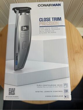 Conair Man Close Trim Precision Flex Head Beard & Stubble Trimmer (GMT980)